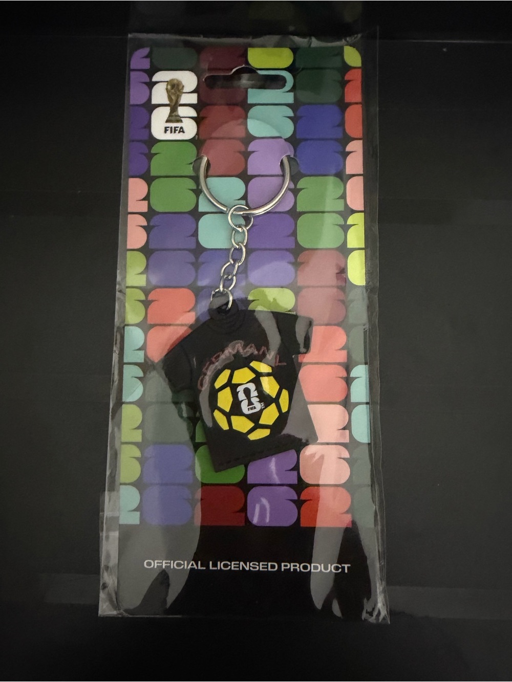FIFA World Cup 2026 Collectible Souvenir - Keychain Germany Jersey